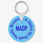 MADP keychain, blue