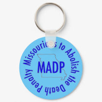 MADP keychain, blue