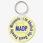 MADP keychain, yellow