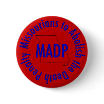 madp logo button, red