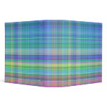 madras plaid 2 inch in blue,turquoise,pink, yellow binders