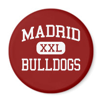 Madrid - Bulldogs - Middle - El Monte California magnets by customteamsportswear Madrid - Bulldogs - Middle - El Monte California magnets