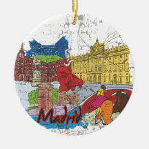Madrid Christmas Ornament