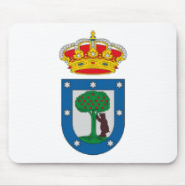 Madrid Coat of Arms Mousepad by FlagTshirts Madrid Coat of Arms Mousepad