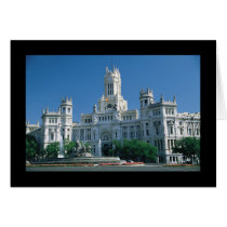 Madrid Communications Palace Greeting Card