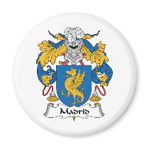 Madrid Family Crest magnets by coatsofarms Madrid Family Crest magnets