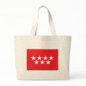Madrid Flag Tote Bag by FlagTshirts Madrid Flag Tote Bag