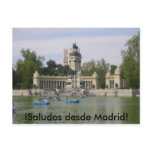 Madrid, Spain post card