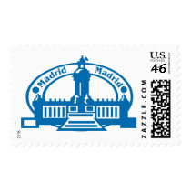 Madrid Stamp by alternateworlds Madrid Stamp