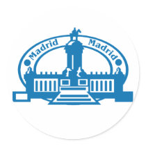 Madrid Stamp stickers by alternateworlds Madrid Stamp stickers