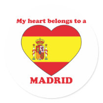 Madrid stickers by ValentinesDayTshirts Madrid stickers