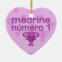 Madrina  Número 1 Christmas Ornaments