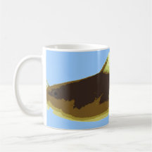 Madtom Catfish on Blue Mugs
