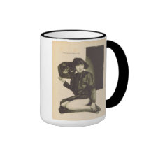 Mae Busch 1923 vintage portrait mug