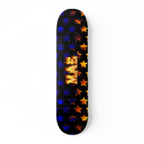 Mae skateboard fire and flames design. by skatersollie Mae skateboard fire and flames design.
