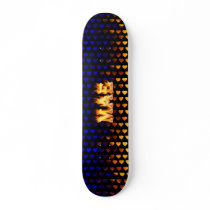 Mae skateboard fire and flames design. by skatersollie Mae skateboard fire and flames design.