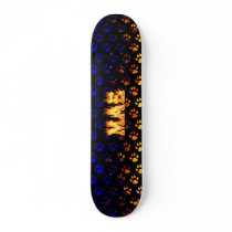 Mae skateboard fire and flames design. by skatersollie Mae skateboard fire and flames design.
