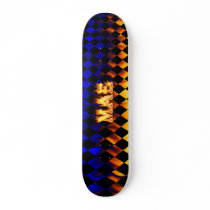 Mae skateboard fire and flames design. by skatersollie Mae skateboard fire and flames design.