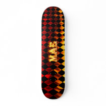 Mae skateboard fire and flames design. by skatersollie Mae skateboard fire and flames design.