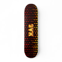 Mae skateboard fire and flames design. by skatersollie Mae skateboard fire and flames design.
