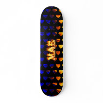 Mae skateboard fire and flames design. by skatersollie Mae skateboard fire and flames design.