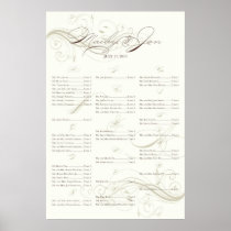 Maeby+Jon Seating Chart Poster
