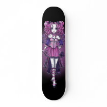 "Maegan" Gothic Pink Couture Fairy Skateboard