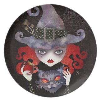 Maelba, the Red Witch Plate plate