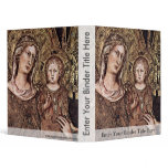 Maestà Madonna Enthroned As The Patron Saint Vinyl Binder