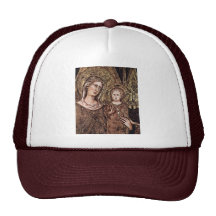 Maestà Madonna Enthroned As The Patron Saint Hat