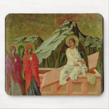 Maesta: The Three Maries at Christ's Tomb Mousepads