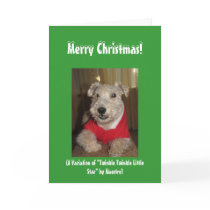 Maestro the Lakeland Terrier Christmas Cards by musespeak Maestro the Lakeland Terrier Christmas Cards