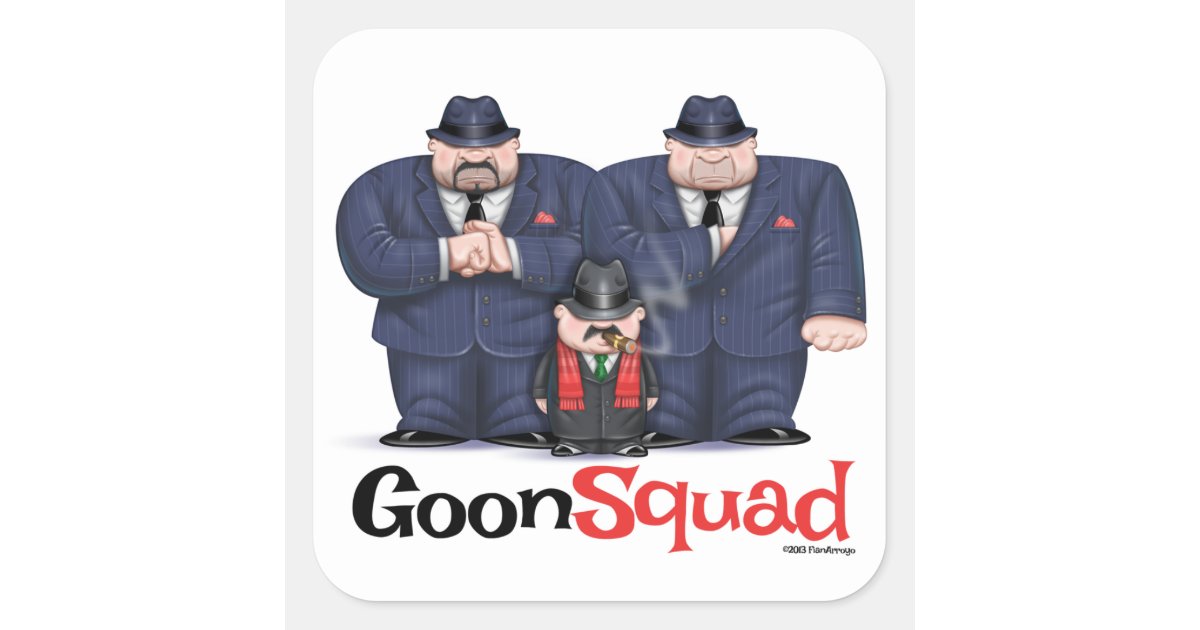 Mafia Goon Squad Stickers Zazzle