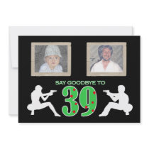 Mafia Style Photo 40th Birthday Celebration Personalized Announcement