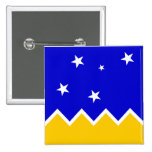 Magallanes, Chile, Antarctica flag Pinback Button
