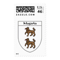 Magana Coat of Arms/Family Crest postage by NameGame Magana Coat of Arms/Family Crest postage