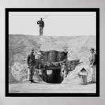 Magazine Entrance in Fort Brady, VA 1864 posters