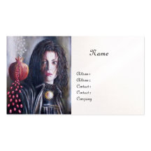 MAGDALEN MONOGRAM pearl Business Card Template