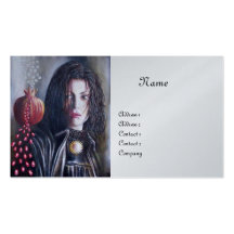 MAGDALEN MONOGRAM silver Business Cards