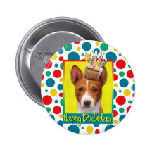 Magdalena del cumpleaños - Basenji Pins