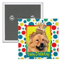 Magdalena del cumpleaños - perro chino de perro ch pins