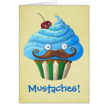 Magdalena Mustached Tarjeton
