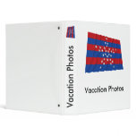 Magdalena Waving Flag 3 Ring Binder