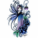 "Magdalene" Gothic Blue Rose Fairy Photo Sculpture photo sculptures by mykajelina "Magdalene" Gothic Blue Rose Fairy Photo Sculpture photo sculptures