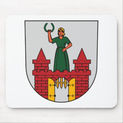 Magdeburg Coat of Arms Mousepad by FlagTshirts