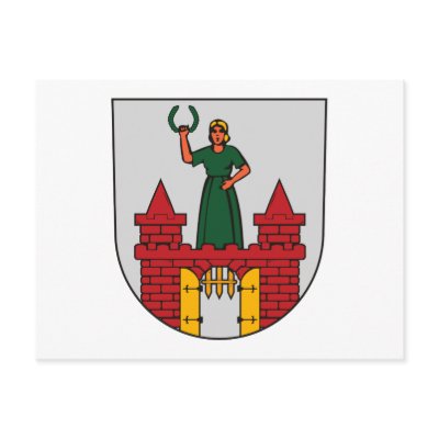 Magdeburg Coat of Arms Postcard by FlagTshirts