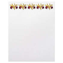 Magenta and Yellow Orchids letterhead by SusanSavad Magenta and Yellow Orchids letterhead