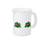 Magenta and Yellow Primroses Drink Pitchers