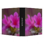 Magenta Azalea Macro binders