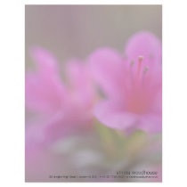 Magenta Azalea Macro Letterhead Design